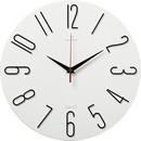 Часы настенные d=30см, корпус белый+черный Классика арт.3010-001 2235062
