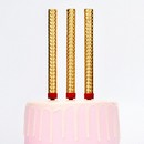 Набор тортовых свечей "Фонтаны", 15 см., набор 3 свечи   10329346 10329346   