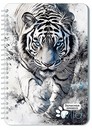 Записная книжка фА5 40л. кл., на гребне, "Тигр", КТС-Про С0859-90