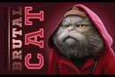 Альбом для рисования 24л. "Брутальные коты" стандарт 4+0+Твин лак, ПЗБФ (5/50) 043546