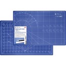 Коврик для резки A3 (45x30 см) "Attomex" непрорезаемый, толщина 2 мм, двухсторонний, трехслойный, синий 4200406