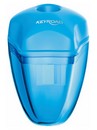 Точилка пластиковая KEYROAD STAR., 1 отверстие с контейнером, ассорти, дисплей KR970972