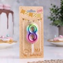 Свеча в торт "Акварель", цифра 8, 5,5 см 120320 120320     