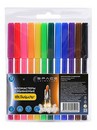 Фломастеры 12 цв. ПандаРог "Space Adventure" смываемые, в пластиковом блистере  0172121300 (15-7496)