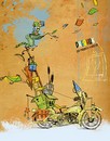 Дневник 1-4 кл., обл. 7БЦ, выб. УФ-лак "Веселое путешествие" 48 л., КТС-Про С3620-12