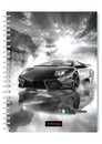 Тетрадь 40л. лин., на гребне, обл. мелов., "Черное авто", КТС-Про(80) С0155-09
