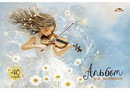 Альбом для рисования 40л. Цветочная мелодия обл. мелов.карт., блестки, Апплика (10/30) С0587-35