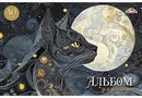 Альбом для рисования 40л. "Черная кошка" обл. мелов.карт., блестки, Апплика (10/30) С0587-36