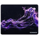 Коврик для мыши SONNEN "NEON SPLASH" резина + ткань, 250х200х2 мм 513957