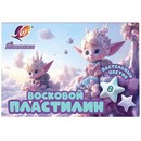 Луч Пластилин 8цв. 120гр, Фантазия мягкий, восковой, пастельные цвета, в картонной коробке, Луч 35С 2289-08