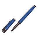 Ручка подарочная роллер в кожзам футляре Офис корпус синий   10562186 10562186   