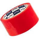 Скотч 50мм*57м, красный, 40мкм, Klebebander (6/36) 128/36/6