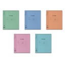 Тетрадь школьная ученическая с пластиковой обложкой на скобе ErichKrause Классика CoverPro matt, Dream, А5+, 12 листов, клетка_MIX-PACK 64755