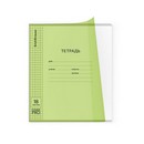 Тетрадь школьная ученическая с пластиковой обложкой на скобе ErichKrause Классика CoverPro matt, Pulse, А5+, 18 листов, клетка_MIX-PACK 64757