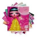 Тетрадь 12л. кл., обл. мелов., "Bubble Girl" выборочный УФ-лак , ErichKrause 64826