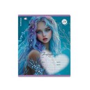 Тетрадь 24л. кл., обл. мелов., "Aquamarine" выборочный УФ-лак с глиттером , ErichKrause (10/160) 64846