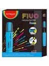 Текстовыделитель KEYROAD NEON голубой 2-5 мм. (12/144) KR972169