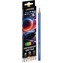 Карандаши 6цв., "deVENTE. Turbo Galaxy" 2М, диаметр грифеля 2,8 мм, шестигранные, в картонной коробке 5021620
