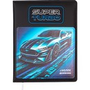 Дневник "deVENTE. Super Turbo" универсальный блок, 48 листов, белая бумага 80 г/м?, печать в 1 краску, твердая обложка из искусственной кожи с поролоном, аппликация из искусственной кожи, цветная печать, цветная объемная аппликация rubber patch, отстрочка, 1 ляссе 2020613
