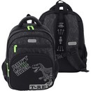 Рюкзак "deVENTE. Grade. T-Rex" школьный жесткий 37x28x16 см (16 л), плотный износостойкий полиэстер с водоотталкивающей пропиткой, 2 просторных отделения на молнии (одно отделение с разделителями для учебников, другое отделение с органайзером и карманом на липучке) 7033620