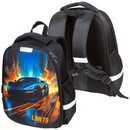 Рюкзак "Attomex. Optima. No Limits" школьный жесткий 37x28x18 см (17 л), плотный износостойкий полиэстер с водоотталкивающей пропиткой, светоотражающие элементы, полноцветная печать 7033602