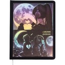 Дневник "deVENTE. Silver Moon" универсальный блок, 48 листов, белая бумага 80 г/м2, печать в 1 краску, твердая обложка из искусственной кожи с поролоном, аппликация из искусственной кожи, цветная печать, отстрочка, 1 ляссе 2020629