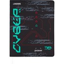 Дневник "deVENTE. Cyber" универсальный блок, 48 листов, белая бумага 80 г/м?, печать в 1 краску, гибкая обложка из искусственной кожи, шелкография, отстрочка, 1 ляссе 2020698