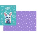 Дневник "deVENTE. Little Rabbit" универсальный блок, 48 листов, белая бумага 80 г/м?, печать в 1 краску, твердая обложка из искусственной кожи с поролоном, цветная печать, отстрочка, цветной форзац, 1 ляссе 2020628