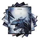 Тетрадь 24л. лин., обл. мелов., "Techno Dino", ErichKrause (10/160) 64851