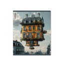 Тетрадь школьная ученическая ErichKrause Flying House, 36 листов, клетка_MIX-PACK 65655