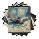 Тетрадь 48л. кл., обл. мелов., "Retro Cars" матовая ламинация_MIX-PACK, ErichKrause 64869