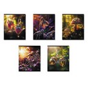 Тетрадь 96л. кл., обл. мелов., "Glassy" глянцевая ламинация_MIX-PACK, ErichKrause (5/60) 65239