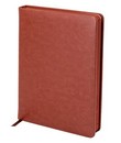 Ежедневник датированный 2026 Qredo Dublin фА5, 168 листов, иск.кожа, коричневый 15-8321