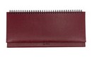 Планинг датированный 2026 Qredo "Nebraska" 64 листа, иск.кожа, темно-красный 15-8157