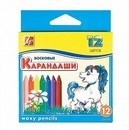 Мелки восковые 12цв. Классика круглые, в картонной коробке, Луч 12С 861-08