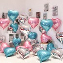 Шар фольгированный Сердце 18" Серебро 2796439 2796439    