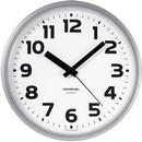 Часы настенные, модель09, диаметр 225мм, кольцо пластик - серебро,91970945 1556806