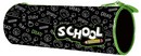 Пенал - тубус большой на молнии " SCHOOL", печать на ткани, 195/85, Пчелка (10) ПТ-02, SCHOOL