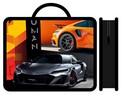 Папка детская фА4 пластиковая, с ручками " SPORT CAR", Пчелка (10/30) ПМ-А4-26, SPORT CAR