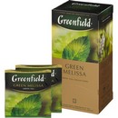 Чай Greenfield Green Melissa зеленый фольгир.25пак/уп 0435-10 79064