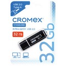 Флеш-диск 32 GB, CROMEX (КРОМЕКС) Standard USB 2.0, черный 514159