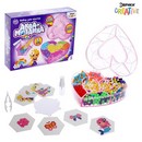 Аквамозаика "Сердце", 8 карточек, 1100 шариков   5539797 5539797    