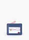 Картхолдер 10,6*0,5*8 см, отд д/карт, с окном, иск кожа, синий   9101443 9101443    