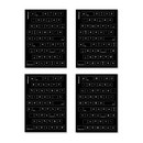 Тетрадь общая ученическая на скобе ErichKrause Keyboard, B5, 60 листов, клетка, матовая ламинация+выборочный УФ-лак_MIX-PACK 63307