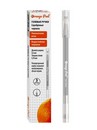 Ручка гелевая с наконечником иглой 0.6 мм, цв. серебряный ORANGE PEEL OP/SG-3