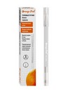 Ручка гелевая с наконечником иглой 0.6 мм, цв. белый ORANGE PEEL OP/WG-3