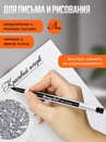 Ручка гелевая с наконечником иглой 0.5 мм, цв. черный ORANGE PEEL OPV-16 BK