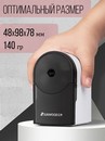 Точилка механическая 1 отверстие 6-8мм, корпус красный/прозрачный черный SUNWOOD, X18-RED X18-RED