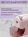 Точилка механическая с фиксатором  карандаша, 1 отверстие 6-8мм, корпус розовый SUNWOOD, X5170-PINK X5170-PINK
