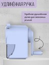 Точилка механическая с фиксатором  карандаша, 1 отверстие 6-8мм, корпус сиреневый SUNWOOD, X5170-PURPLE X5170-PURPLE